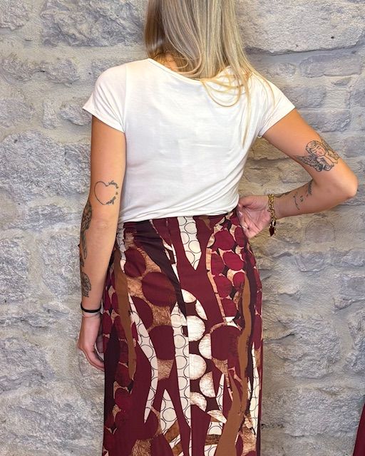 SUSY MIX maglia in jersey con anello crema Image