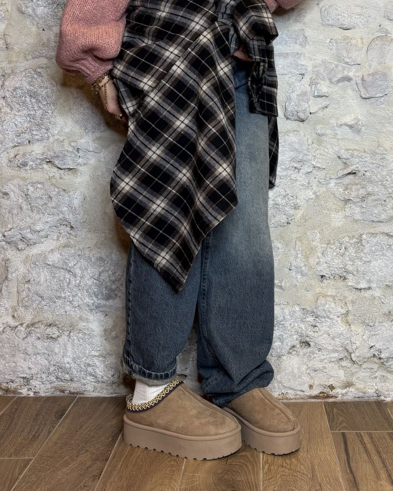 NUMERO6 SELECTION Sabot ricamato platform sabbia Image