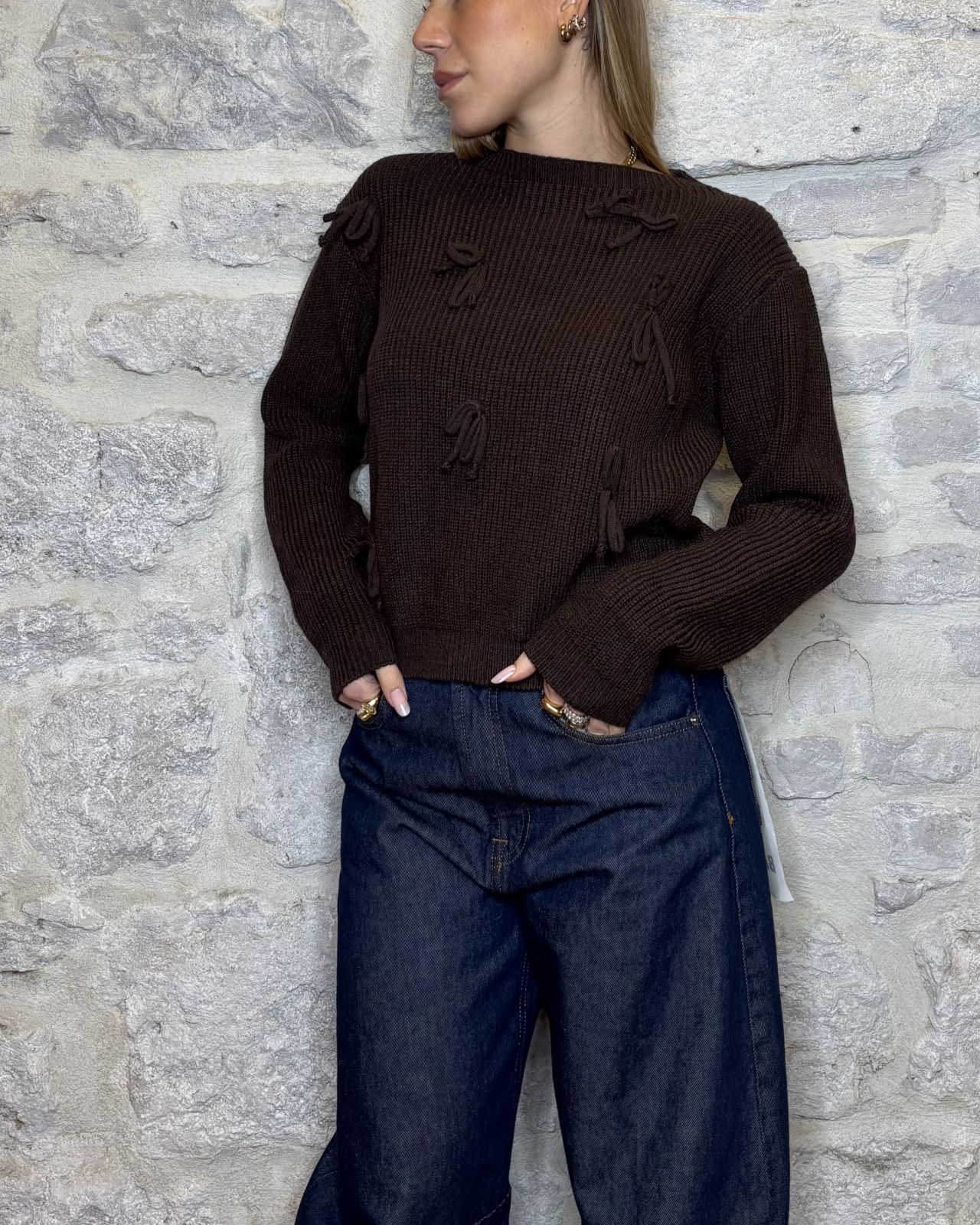 SUSY MIX maglia fiocchi moro Image