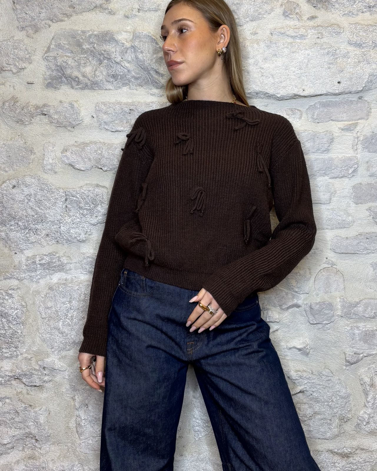 SUSY MIX maglia fiocchi moro Image