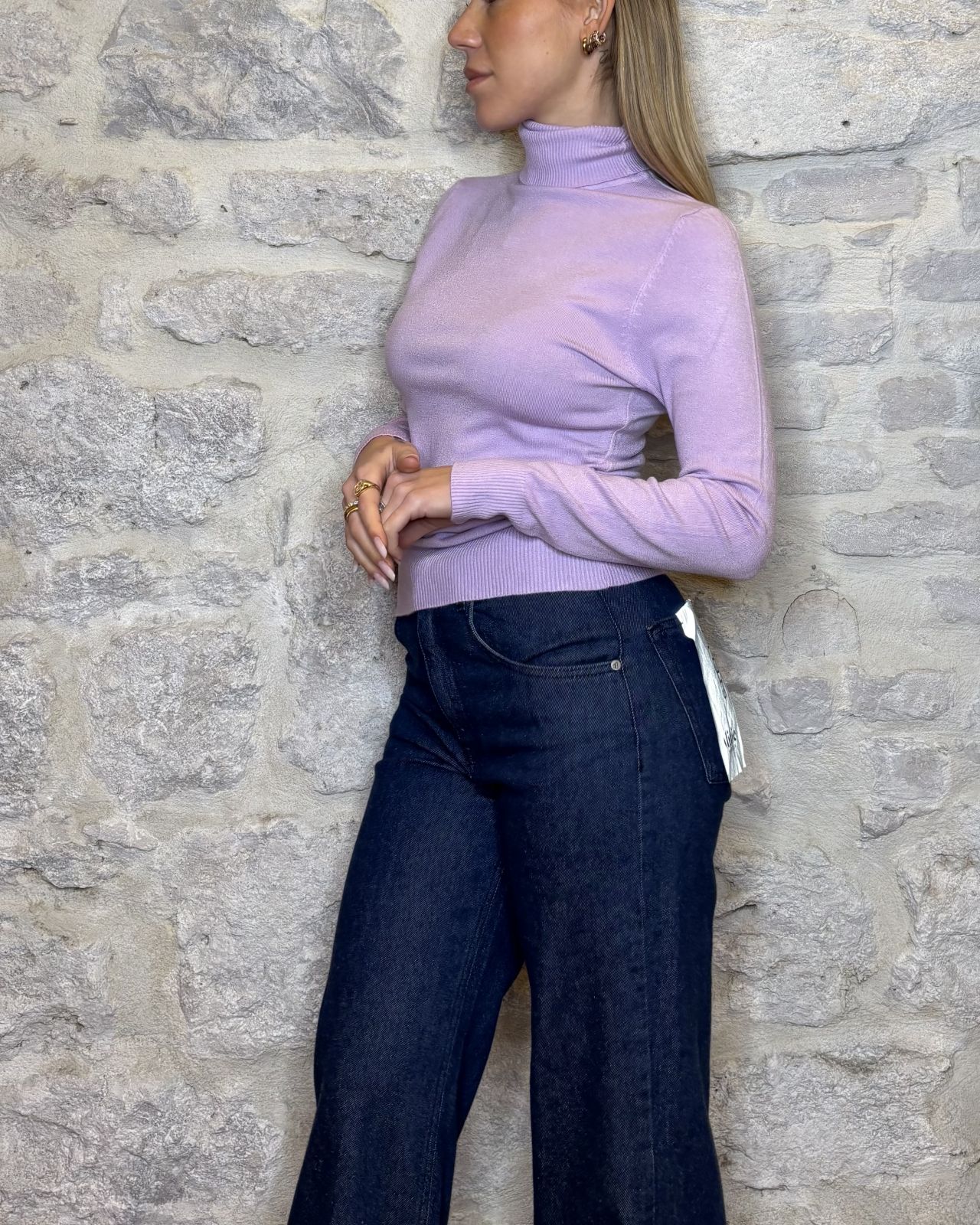 SUSY MIX maglia basica dolce vita lilla Image