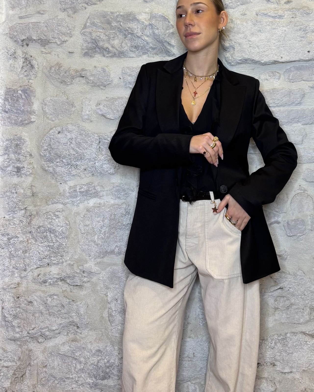 PHILIA LOFT giacca maschile nera Image