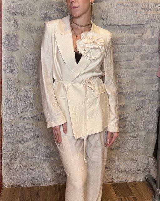 SUSY MIX coordinato spilla fiore latte Image