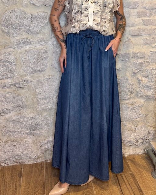 SUSY MIX gonna lunga in chambray Image