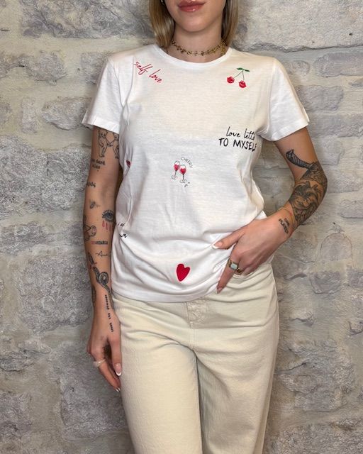 SUSY MIX t-shirt cuori e ciliegie (terminato) Image