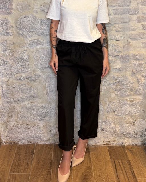 HAVE ONE pantalone tela paracadute nero Image