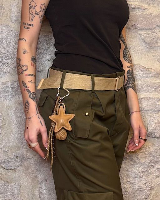 HAVE ONE Pantalone vintage customizzato cargo  Image