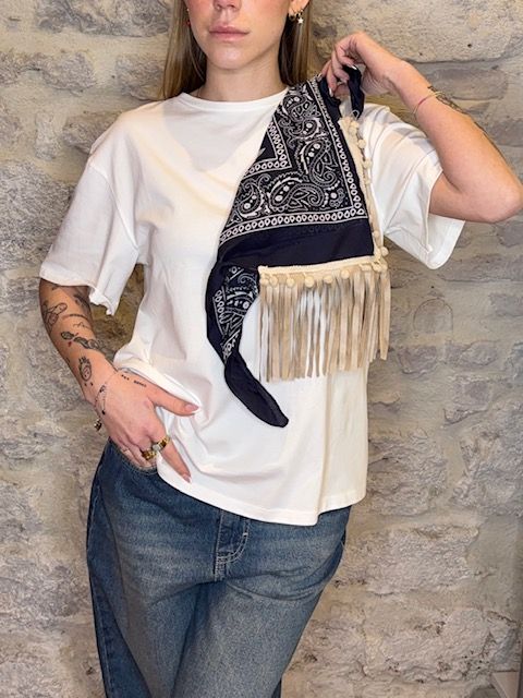 SUSY MIX t-shirt bandana blu Image