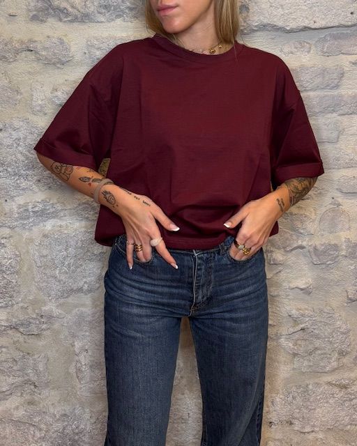 SUSY MIX T-shirt over rosso india Image
